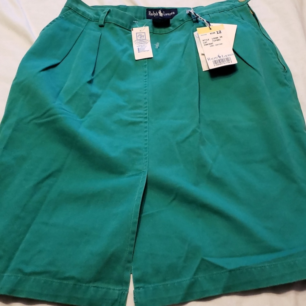 Vintage Ralph lauren green skirt